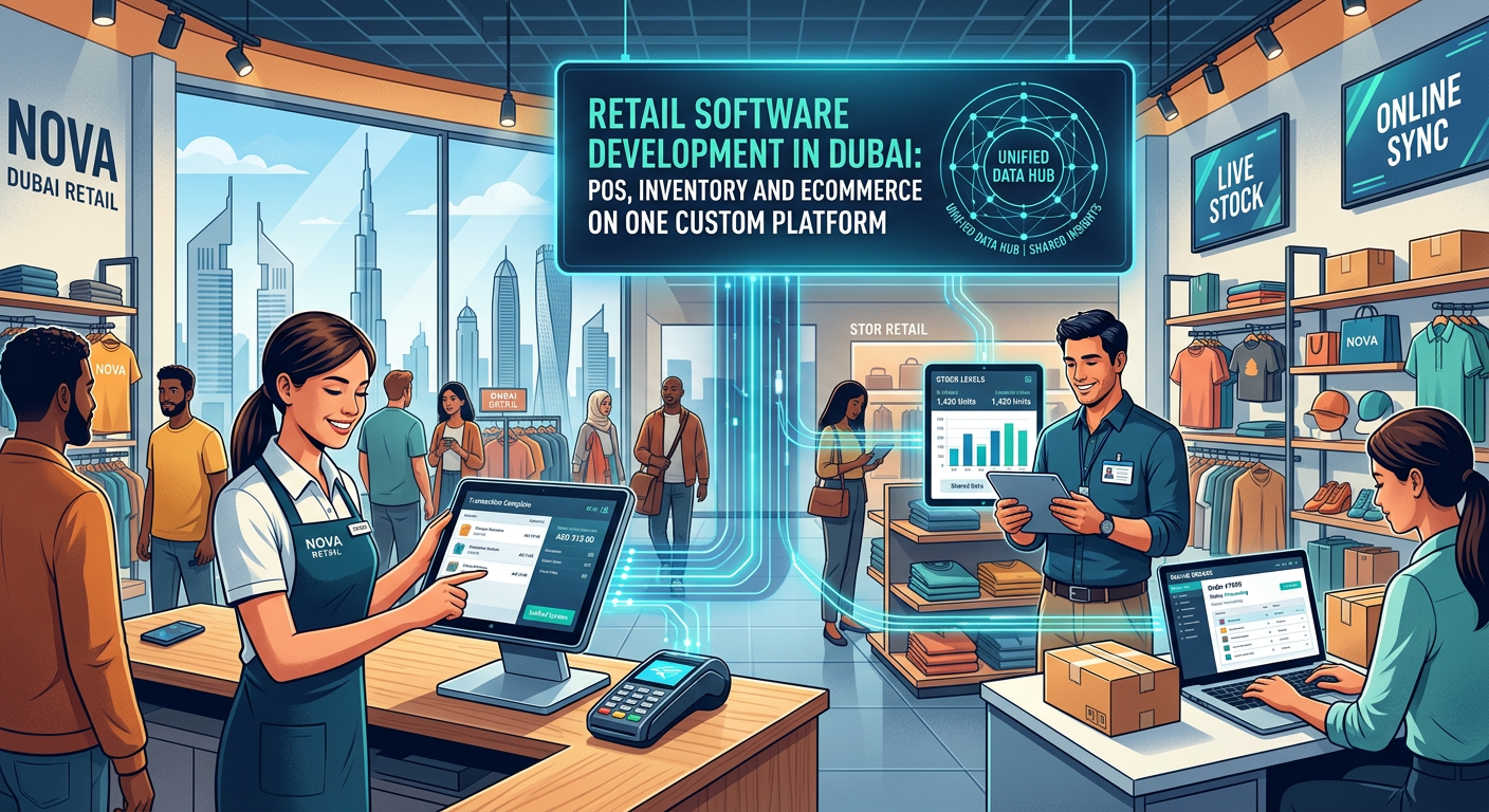 Featured image for Retail Software Development in Dubai: POS, Inventory and Ecommerce on One Custom Platform