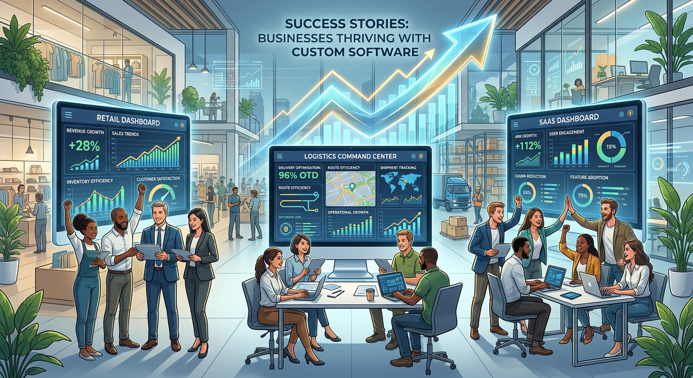 Success Stories: Businesses Thriving with Custom Software